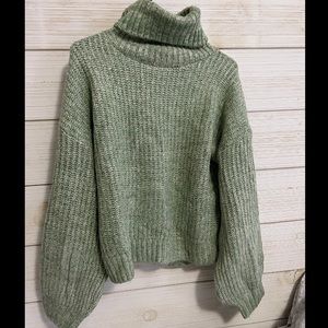 Old Navy Turtleneck Sweater - Light Green